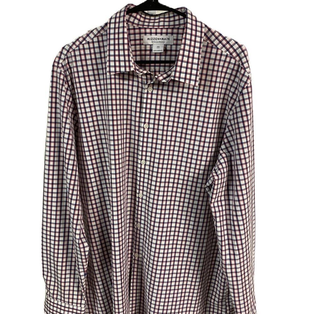 #902  MIZZEN + MAIN Cotton stretch Button Down Shirt